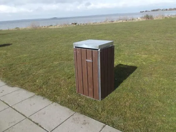 Plantekasse i genbrugsplast h:48cm - Billede 3