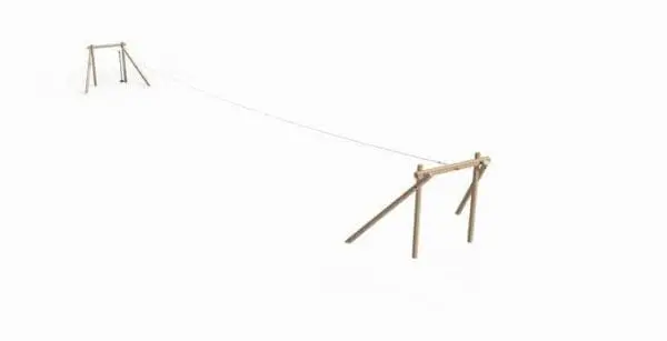 Robinia svævebane 40m