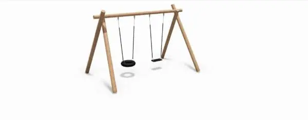 Robinia A-gynge m.1  dæksæde og 1 sikkerhedssæde