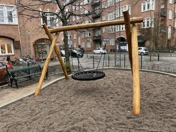 Robinia b-gynge, Ø120 cm fuglerede - Billede 3