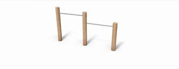 Robinia kolbøttestativ 2 fags.