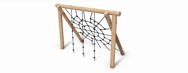 Robinia galge m/ skrå net&knudet