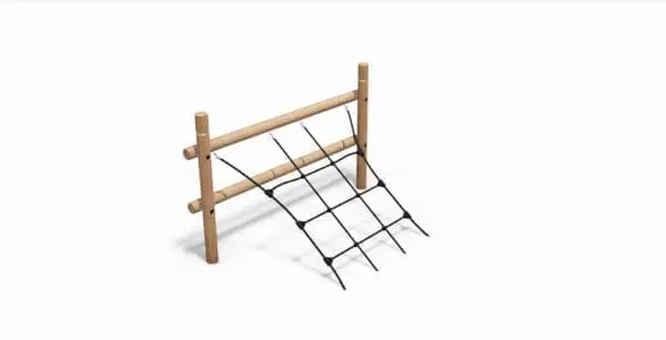 Uppgång med snett nät