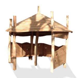 madpakkepavillion med sider