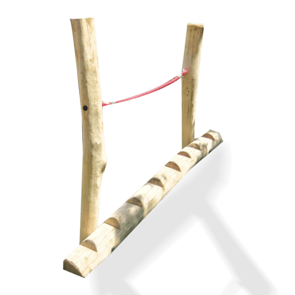 træstammetrappe