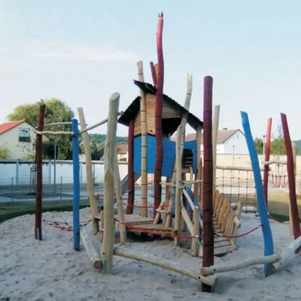 rød og blå klatrehave - Image 3