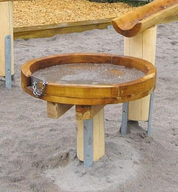 vand- og sandbord (med rustfri stålbelægning) - Billede 2