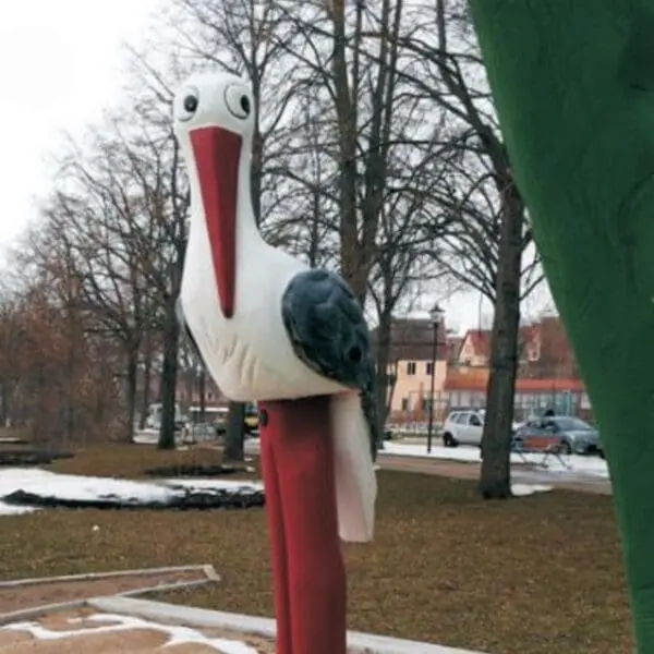 overrasket stork - Billede 3