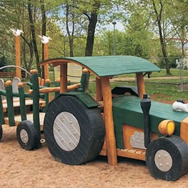 traktor med anhænger - Billede 3
