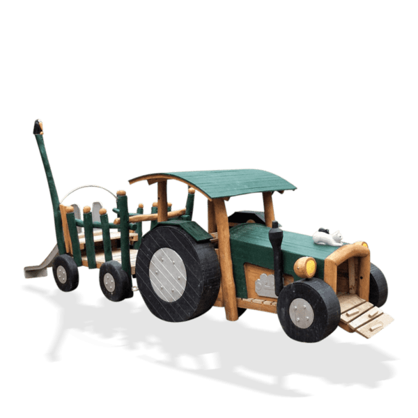 traktor med anhænger