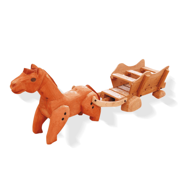 hest med hestevogn 1