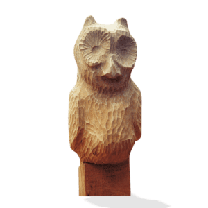 dyreskulptur ugle eller ørn