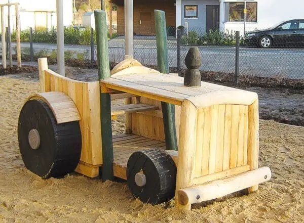 den lille åbne traktor - Billede 2