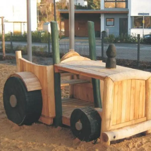den lille åbne traktor - Billede 3
