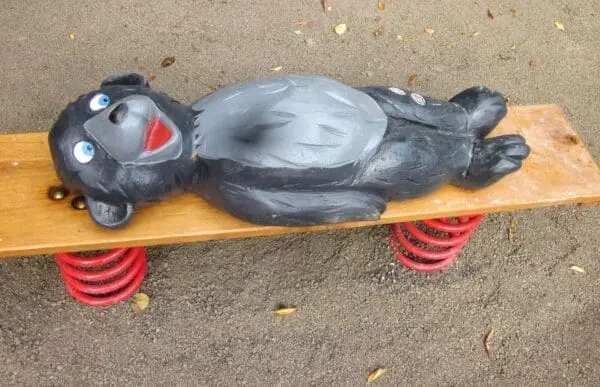 balancevippen den smilende bjørn - Billede 2