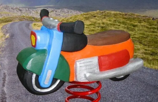 vippedyret motorcyklen - Billede 2