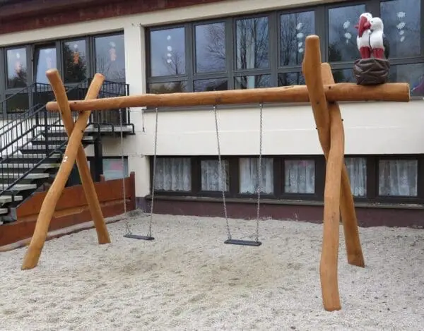 dobbeltgynge storkereden – 2 flade sæder – h 2,0m - Image 2