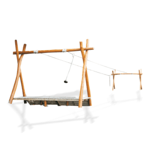 dobbelt kabelbane l20 m (med rampe)