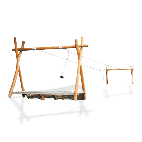 dobbelt kabelbane l20 m (med rampe)