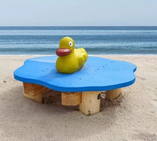 den lille ands sandbord - Billede 2