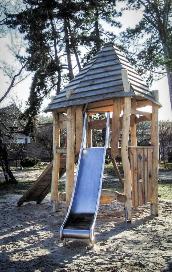 lukket rutschetårn med reb - Image 2