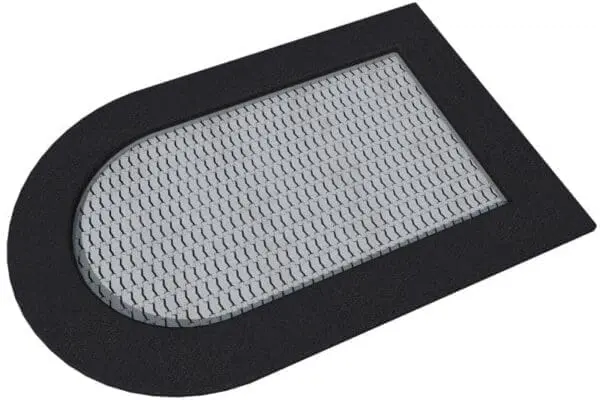 Aflang buet trampolin 150 x 225