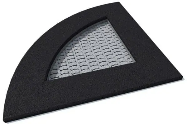 Trekantet trampolin 125