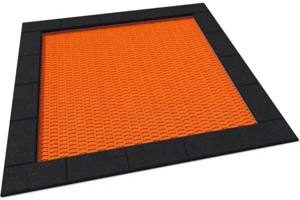 Kvadratisk trampolin 250 x 250