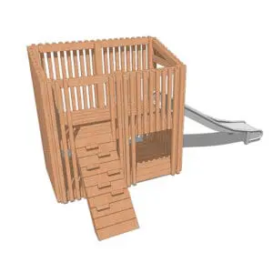 CADO PLAY MINILIE MED HULE OG RUTSCHEBANE
