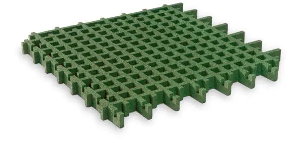 Græsmåtte Grøn Faldhøjde 1,5m100x100x4,5cm