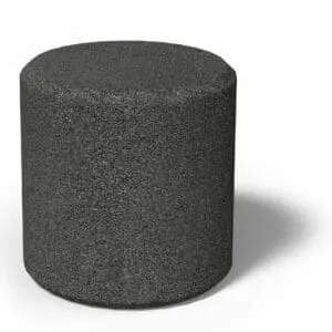 Gummicylinder Grå Ø45cm, H45cm