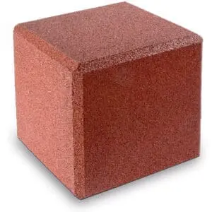 Gummikube Rød 40x40x40cm