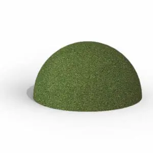 Halv Gummikugle Grøn Ø75cm