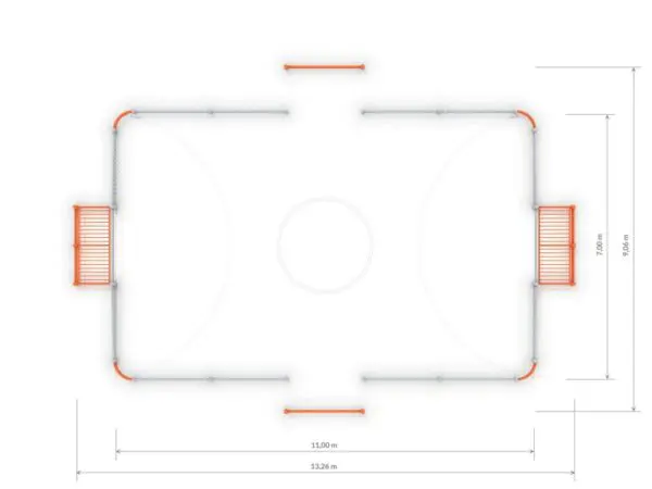 Fodboldbane 1a ??(11x7m) - Billede 3
