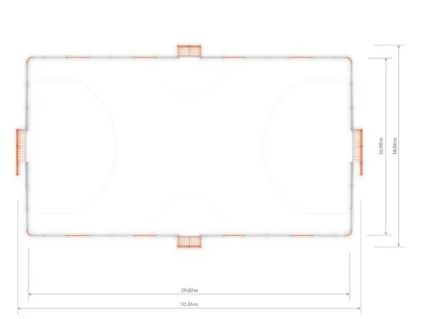 Fodboldbane 5a (29x16m) - Image 3
