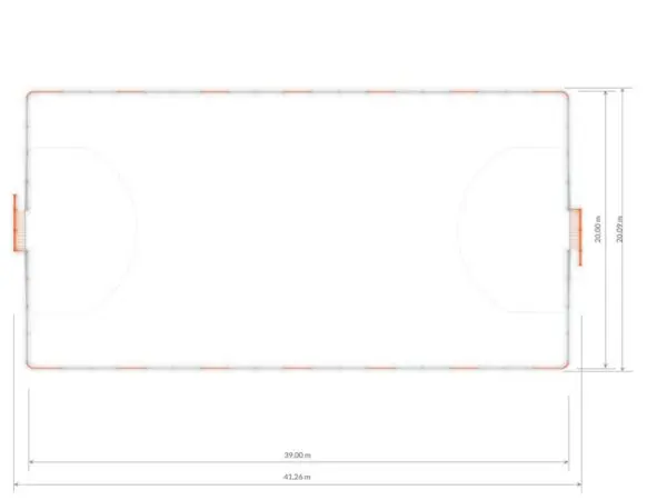 Fodboldbane 6 (39x20m) - Image 3