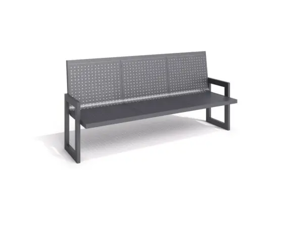 stål bænk 21