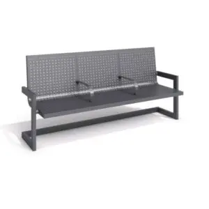 stål bænk 22