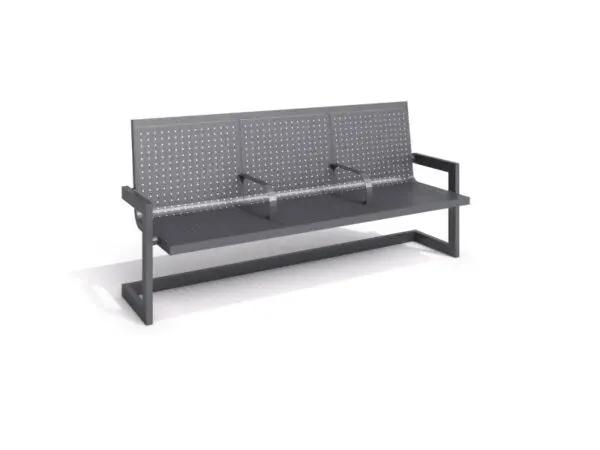 stål bænk 22