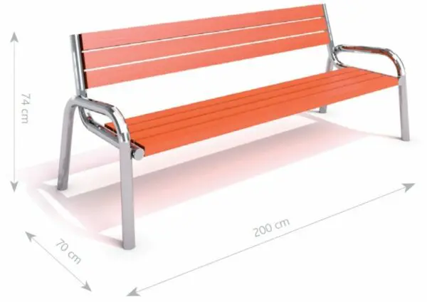 stål bænk 25 - Image 4