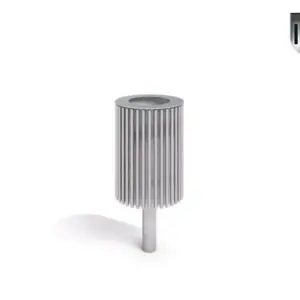Affaldsspand i rustfrit stål 05