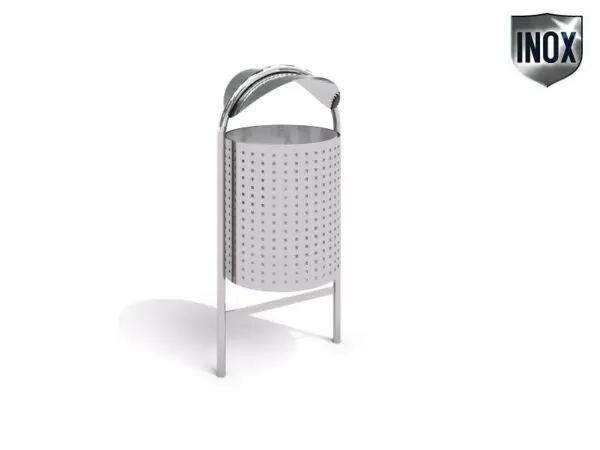 Affaldsspand i rustfrit stål 06 - Image 3