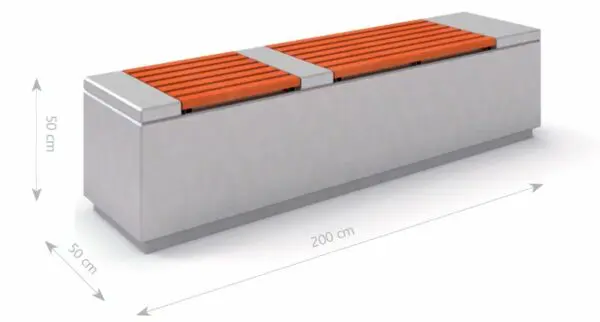 DECO betonbænk 3 - Image 2
