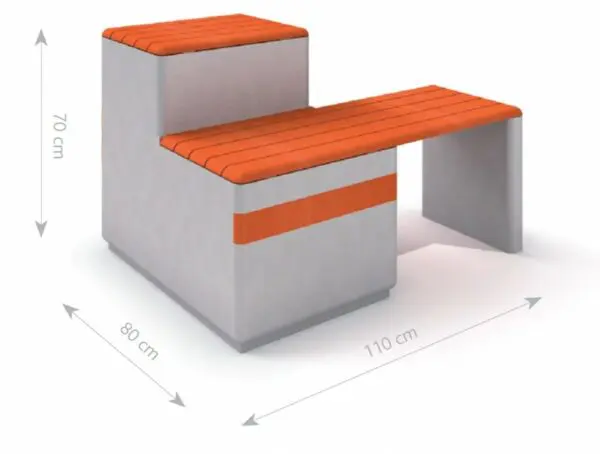 DECO betonbænk 13 - Billede 3
