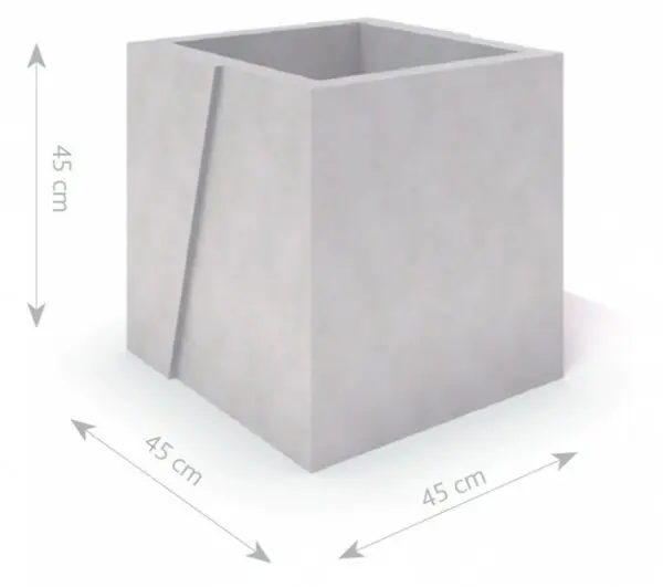 DECO hvid betonkasse 01 - Image 2
