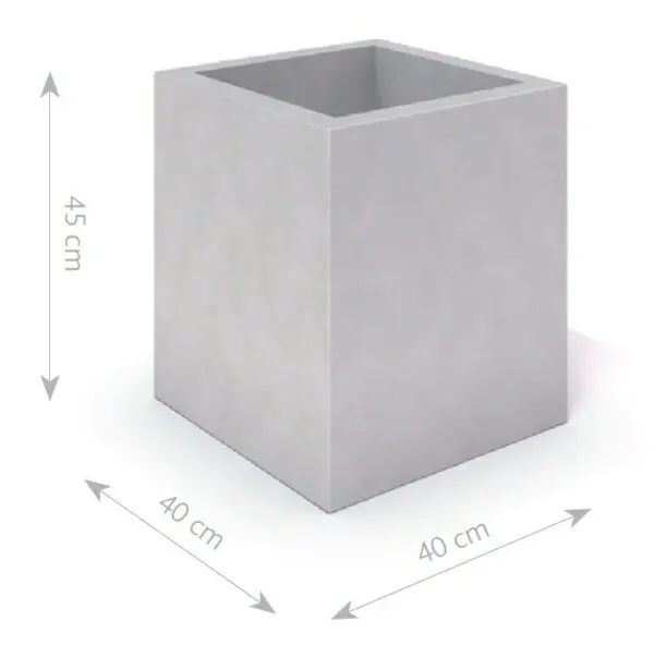 DECO hvid betonkasse 03 - Image 2
