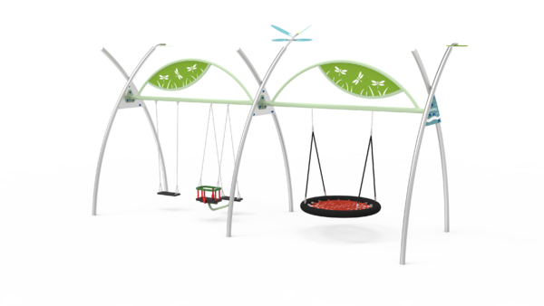 Dragonfly gyngestativ (med gyngesæde)