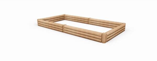 Robinia sandkasse type 5: 2 meter stykker h:38 cm