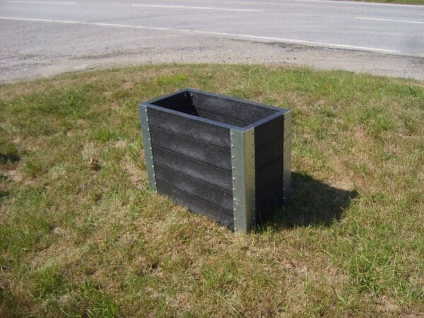 Plantekasse i genbrugsplast h:68cm - Image 2