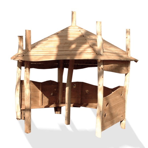 madpakkepavillion med sider